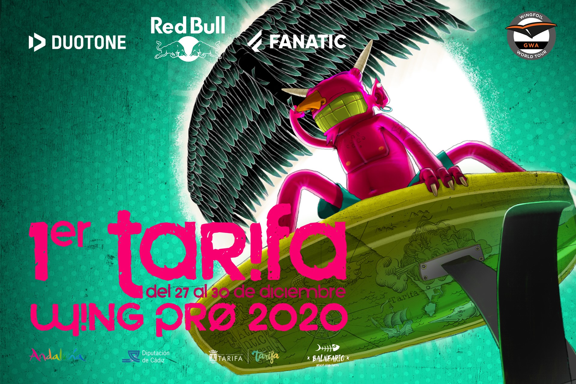 Tarifa Wing Pro — первый тур GWA по вингфрйолу на юге Испании